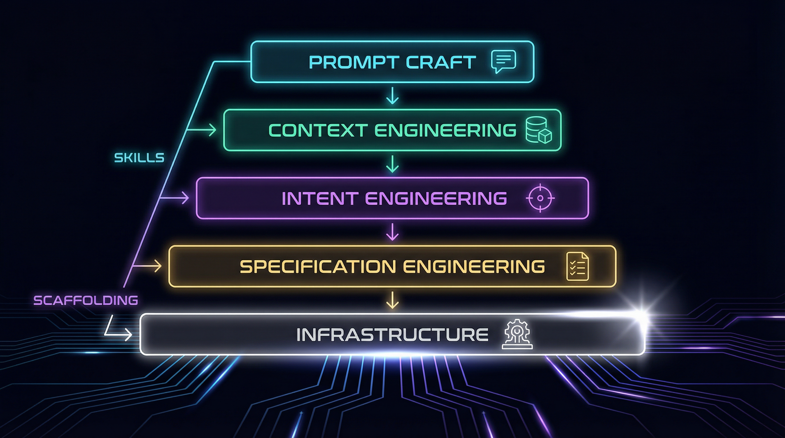 The Five Prompting Disciplines — From Skills to Infrastructure