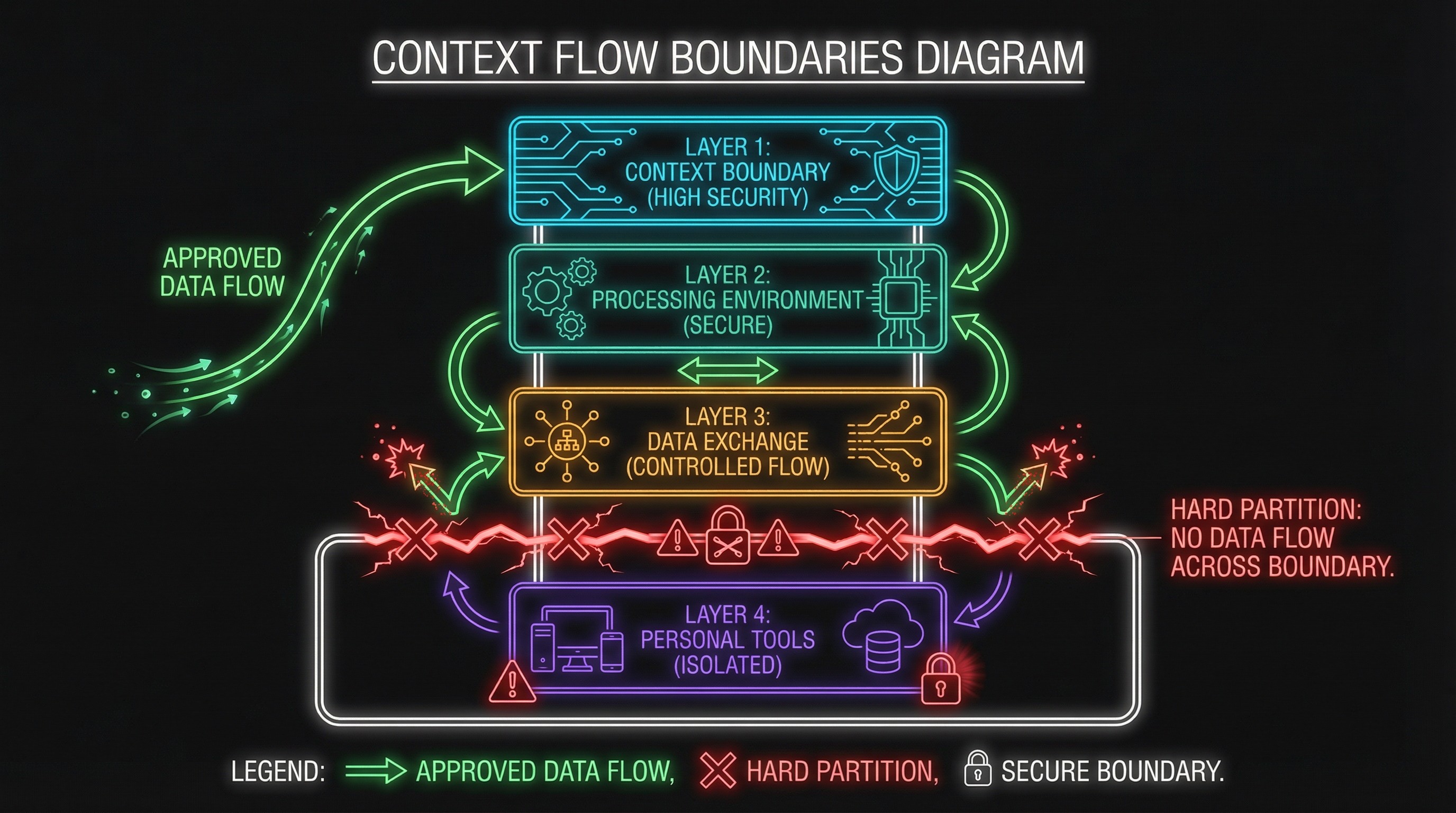 Context Flow Boundaries